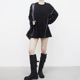 (Unisex) Ronen mesh stitch knitwear