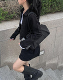 Dias Crop Collar Zip Up Jacket