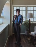 Leberry wide two tuck slacks