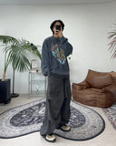 Rapio Rivet Balloon Cotton Pants