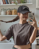 Ribbon Denim Ball Cap
