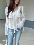 Alin V-neck Tefsa Cool Knit Cardigan