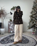 Lucien Angora Heart Knit