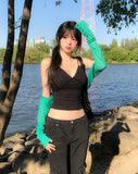Roen Ribbed Lace With Cup Sleeveless