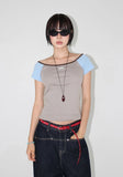 RAGLAN OFF-SHOULDER TEE