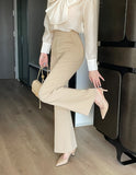 Maiden slim bootcut slacks