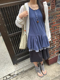Katarzy Punching Knit Hood Zip-Up