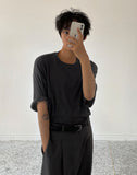 Maxi Minimal Short Sleeve Tee - Cotton 100