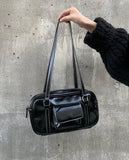 Densi Pocket Stitch Square Shoulder Bag