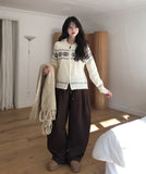 [U-BASIC] Huz D-ring Pintuck Balloon Sweatpants