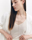 H-Subuni Silver (C) Y-shaped Necklace