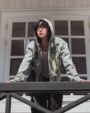 Tyrone Damage Hooded Denim Jacket