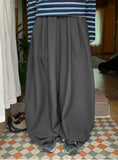 [BAONHAUS] Garen Balloon Banding Wide Slacks