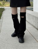 Cut-out leg warmers