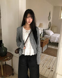 Pairing Frill V-Neck Knit Cardigan