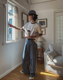 Builder Stripe Carpenter Denim Pants