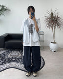 S Nylon Patch Color Matching Pants