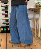 Nicory Banding String Corduroy Wide Pants