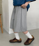 [BAONHAUS] Hiron Pin Tuck Banding Bermuda Training Pants