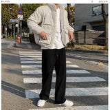 Corduroy pleats pants