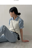 Tail Square Knit Vest