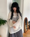 Rando Two-Way Net Loose Fit Summer Cardigan