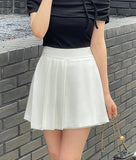 Jer Pleats Wrap Skirt Pants