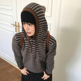 Nakita Stripe Hooded Knit