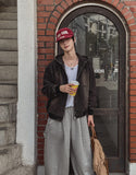 Cosid Rivet Denim Hood Zip-Up