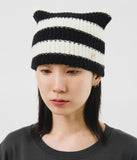 Horn Knitted Beanie