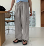 Ahole String Cargo Banding Pants