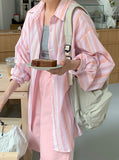 Ditaki Embo Stripe Long Sleeve Shirt