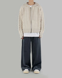 Velour corduroy trousers