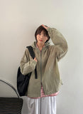 [unisex] Duque Summer Nylon Hood Over Wind Jumper