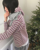 [MADE] Anton Stripe Pocket Two-Way Knit Zip-Up