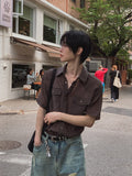 Rodin Wrinkle Two-Pocket Short Sleeve Shirt