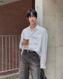 Haru Nylon Crop Shirt