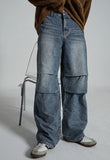 Parachute wide denim pants