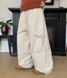 [unisex] Nanaki string banding carpender parachute cargo pants