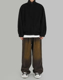 Two tone washed corduroy pants