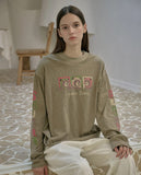 Square Bear Pigment Long Sleeve