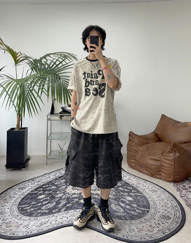 【SATIIIZ】Suprin Air Washed Half Shirt YZ STORE