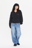 DAMAGE V NECK KNIT