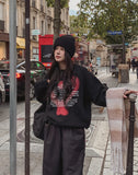 Kuro spray heart wool knitwear