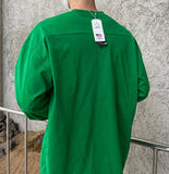 USA Cotton Slit Long Sleeve Tee