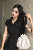 [ EEUN MADE ] Rosette Button Top