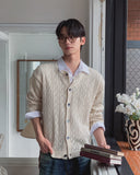 Bins Openwork Over Fit Cardigan