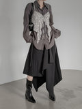 Sia Layered Unbalanced Skirt