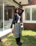 Two-Buckle Shirred Biker Boots