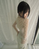 Quto See-through Bolero Cardigan